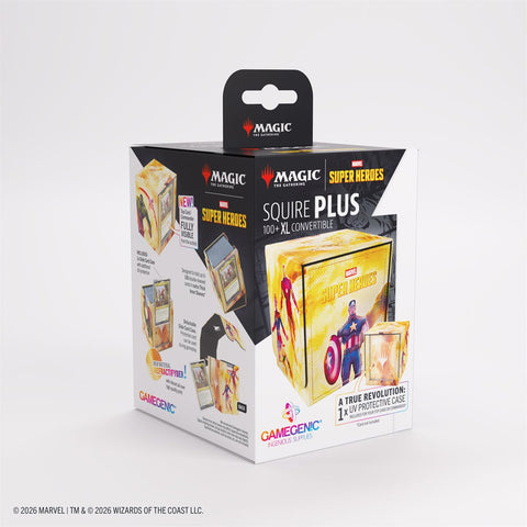 MTG Marvel Super Heroes - Deck Box: Squire Plus XL 100+ Convertible - The Mythic Store | 24h Order Processing