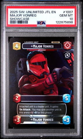 Major Vonreg - Red Baron (1007) (Showcase) (1007) [Jump to Lightspeed] - Scan (Slab) 10396 - The Mythic Store | 24h Order Processing
