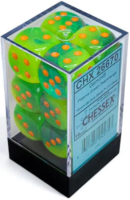 Gemini 16mm D6 (12 dice) - The Mythic Store | 24h Order Processing