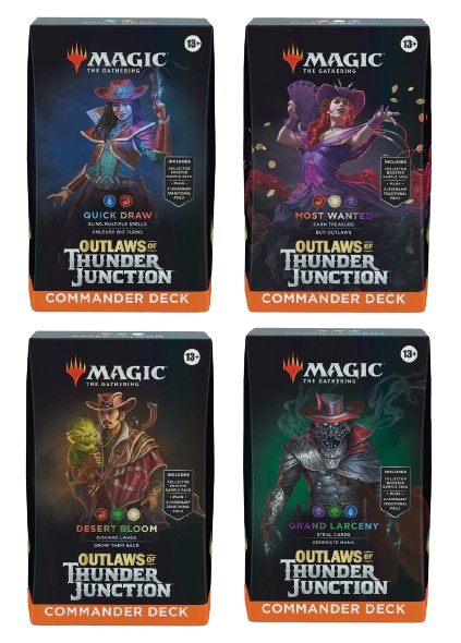 Outlaws of Thunder Junction - Commander Decks (Set of 4) - The Mythic Store | 24h Order Processing