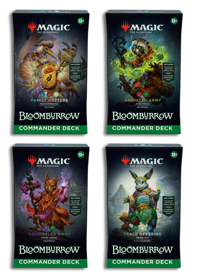Bloomburrow - Commander Decks (Set of 4) - The Mythic Store | 24h Order Processing