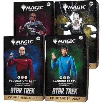 Universes Beyond: Star Trek - Commander Deck (Set of 4) - The Mythic Store | 24h Order Processing