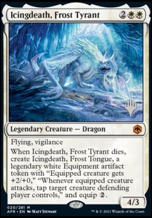 Icingdeath, Frost Tyrant (Promo Pack) [Dungeons & Dragons: Adventures in the Forgotten Realms Promos] - The Mythic Store | 24h Order Processing