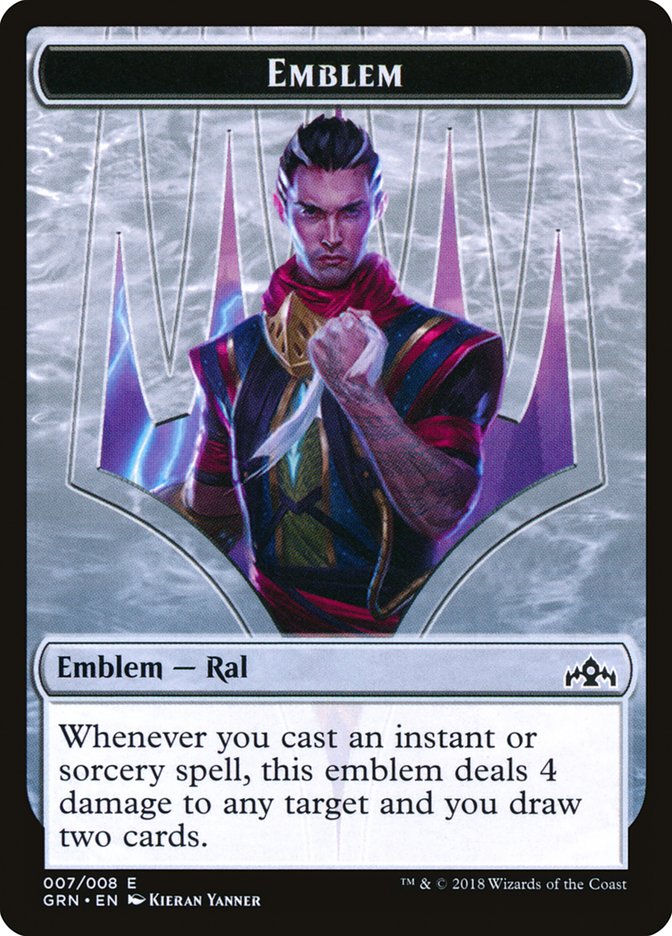 Ral, Izzet Viceroy Emblem [Guilds of Ravnica Tokens] - The Mythic Store | 24h Order Processing