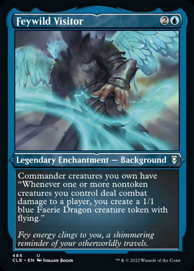 Feywild Visitor (Foil Etched) [Commander Legends: Battle for Baldur's Gate] - The Mythic Store | 24h Order Processing