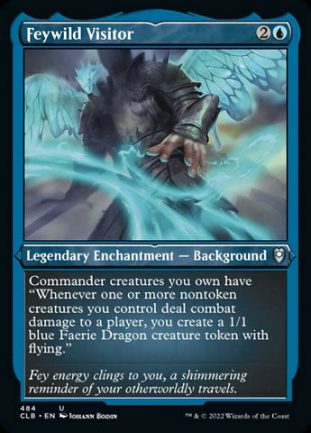 Feywild Visitor (Foil Etched) [Commander Legends: Battle for Baldur's Gate] - The Mythic Store | 24h Order Processing