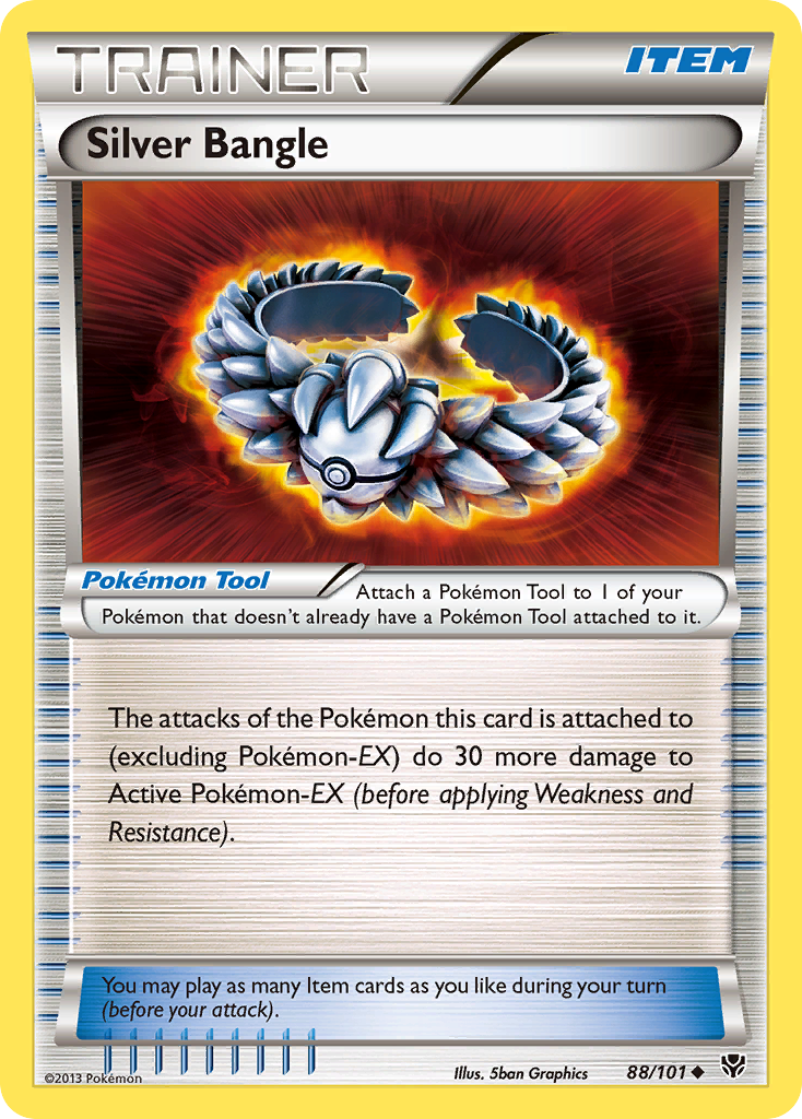 Silver Bangle (88/101) [Black & White: Plasma Blast] - The Mythic Store | 24h Order Processing