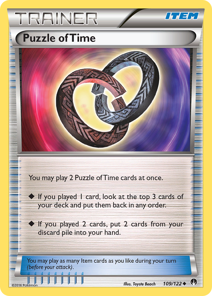 Puzzle of Time (109/122) [XY: BREAKpoint] - The Mythic Store | 24h Order Processing