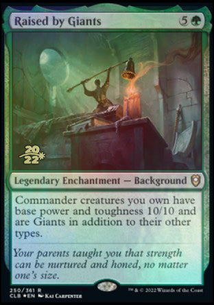 Raised by Giants [Commander Legends: Battle for Baldur's Gate Prerelease Promos] - The Mythic Store | 24h Order Processing