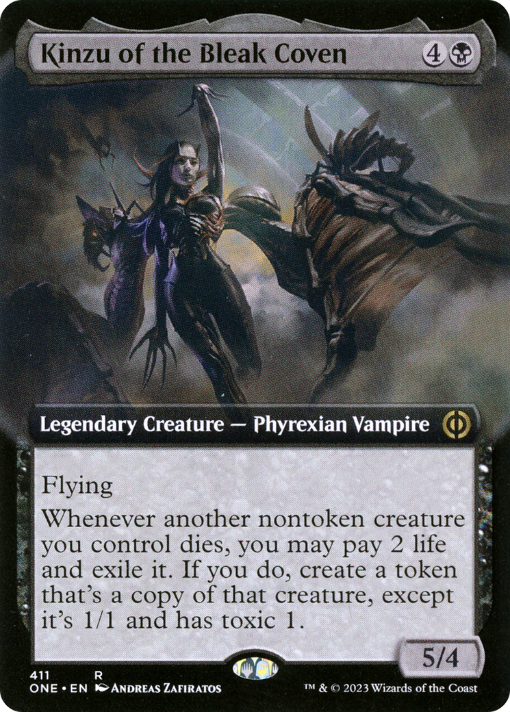 Kinzu of the Bleak Coven (Extended Art) [Phyrexia: All Will Be One] - The Mythic Store | 24h Order Processing