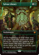 Sylvan Library (Borderless) [Secrets of Strixhaven Special Guests] - The Mythic Store | 24h Order Processing