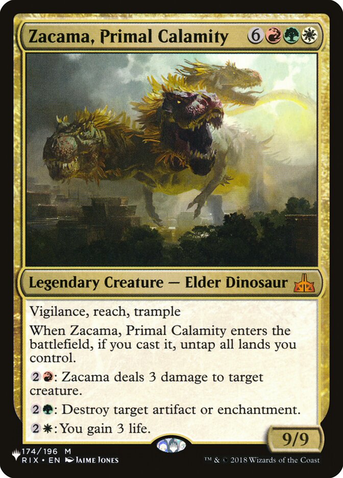 Zacama, Primal Calamity [The List] - The Mythic Store | 24h Order Processing