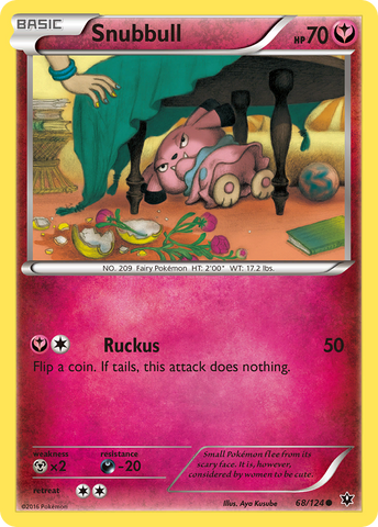 Snubbull (68/124) [XY: Fates Collide] - The Mythic Store | 24h Order Processing
