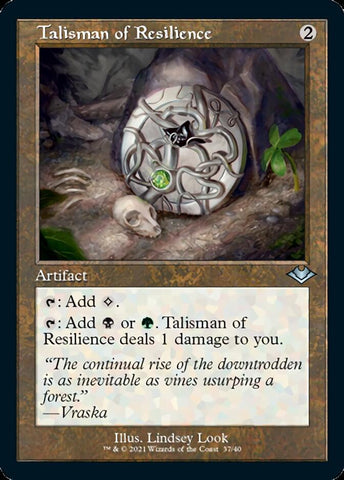 Talisman of Resilience (Retro Foil Etched) [Modern Horizons] - The Mythic Store | 24h Order Processing