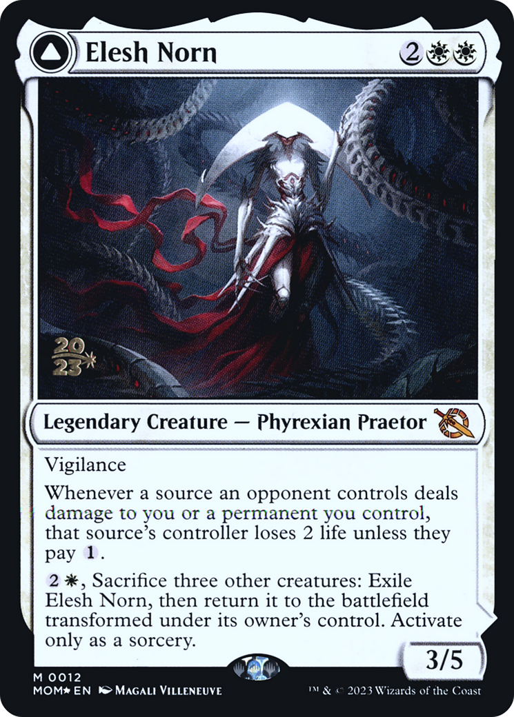 Elesh Norn // The Argent Etchings [March of the Machine Prerelease Promos] - The Mythic Store | 24h Order Processing