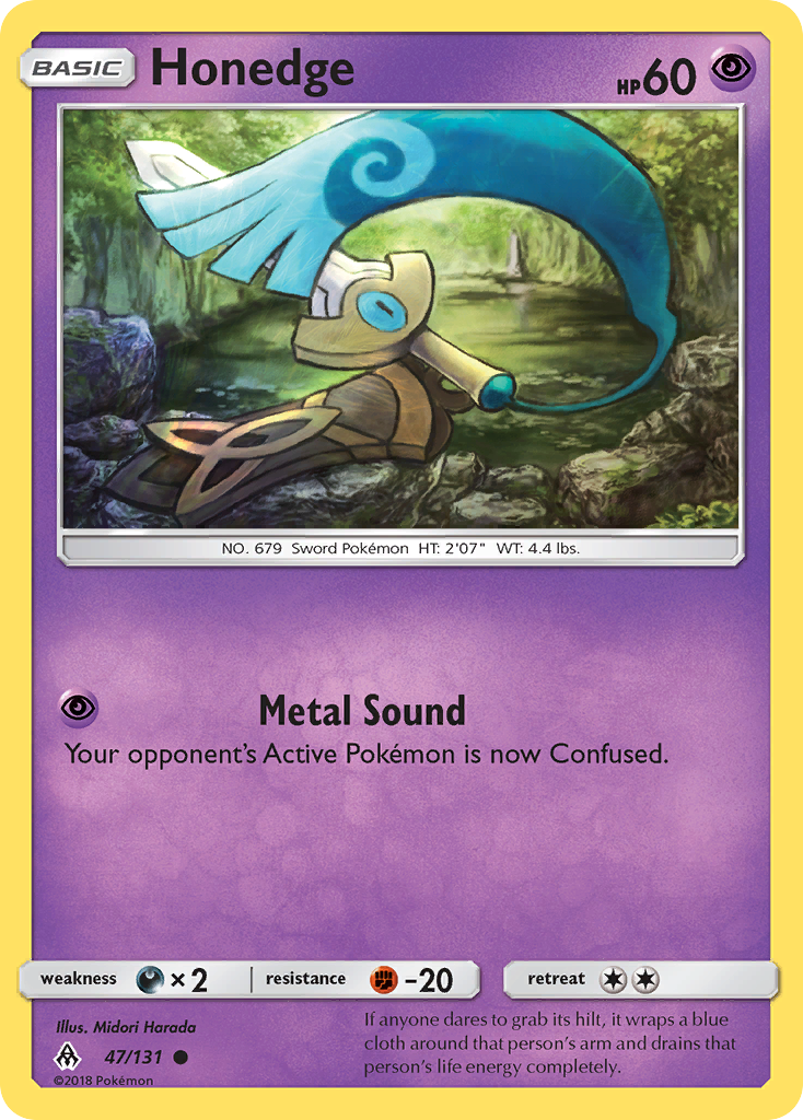 Honedge (47/131) [Sun & Moon: Forbidden Light] - The Mythic Store | 24h Order Processing