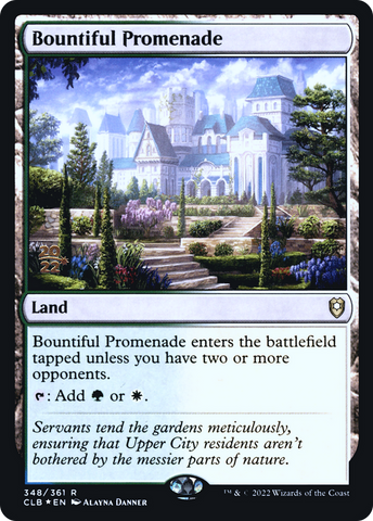 Bountiful Promenade [Commander Legends: Battle for Baldur's Gate Prerelease Promos] - The Mythic Store | 24h Order Processing