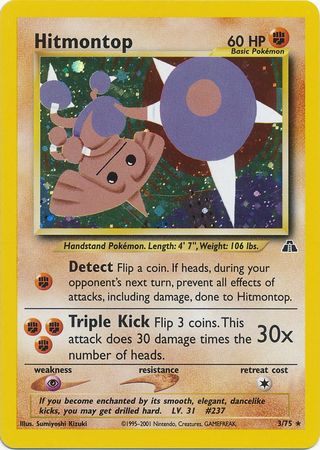 Hitmontop (3/75) [Neo Discovery Unlimited] - The Mythic Store | 24h Order Processing