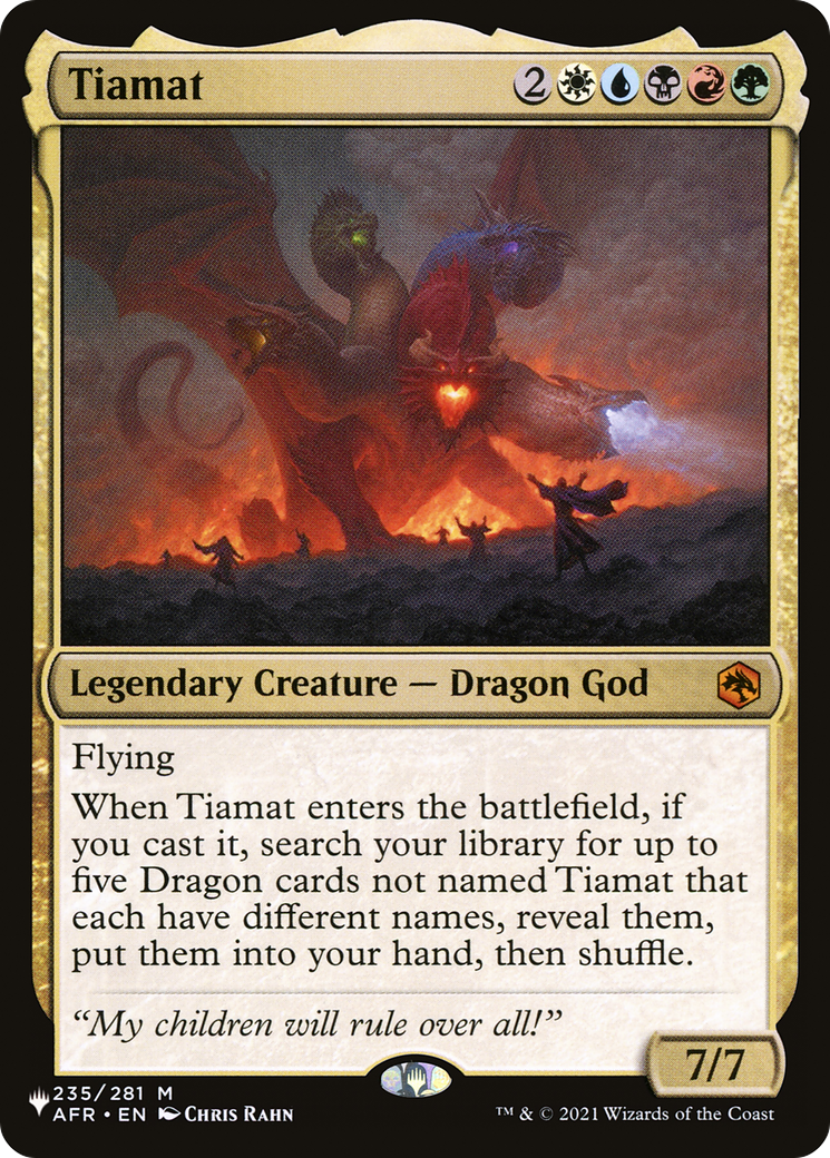 Tiamat [The List] - The Mythic Store | 24h Order Processing