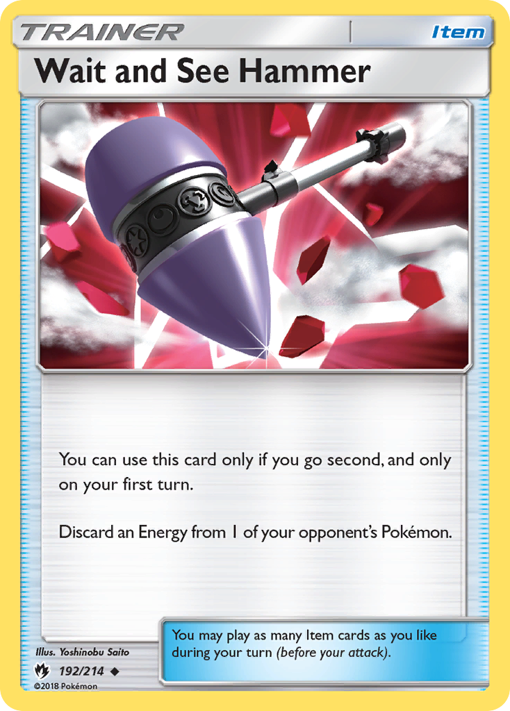 Wait and See Hammer (192/214) [Sun & Moon: Lost Thunder] - The Mythic Store | 24h Order Processing
