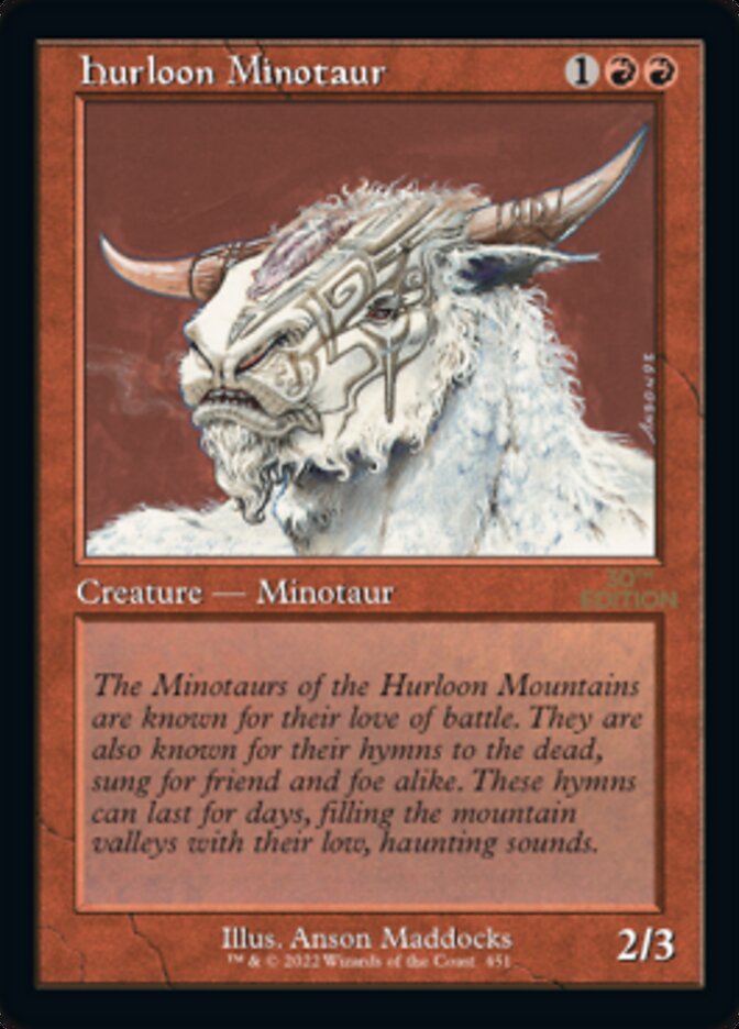 Hurloon Minotaur (Retro) [30th Anniversary Edition] - The Mythic Store | 24h Order Processing
