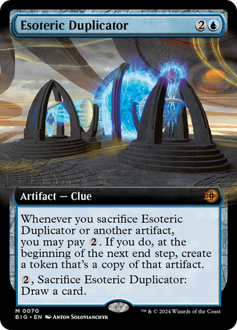 Esoteric Duplicator (Extended Art) [Outlaws of Thunder Junction: The Big Score] - The Mythic Store | 24h Order Processing