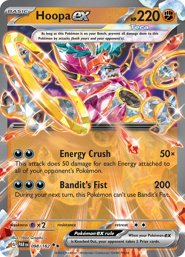 Hoopa ex (098/182) [Scarlet & Violet: Paradox Rift] - The Mythic Store | 24h Order Processing
