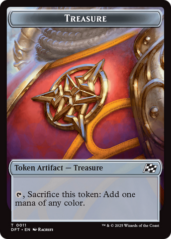Treasure // Pilot Double-Sided Token [Aetherdrift Tokens] - The Mythic Store | 24h Order Processing