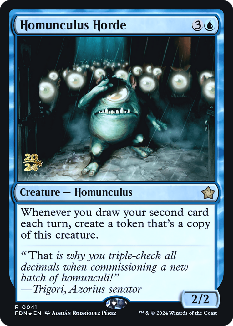 Homunculus Horde [Foundations Prerelease Promos] - The Mythic Store | 24h Order Processing