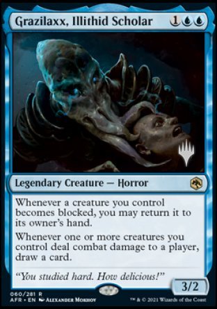 Grazilaxx, Illithid Scholar (Promo Pack) [Dungeons & Dragons: Adventures in the Forgotten Realms Promos] - The Mythic Store | 24h Order Processing