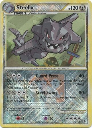 Steelix (24/95) (League Promo) [HeartGold & SoulSilver: Unleashed] - The Mythic Store | 24h Order Processing