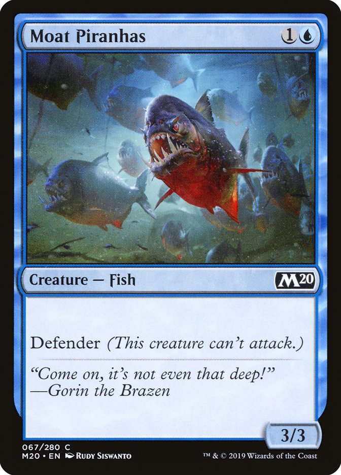 Moat Piranhas [Core Set 2020] - The Mythic Store | 24h Order Processing