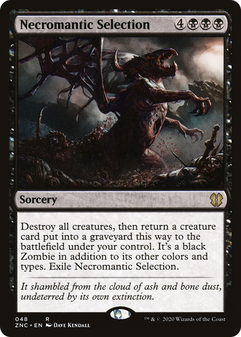 Necromantic Selection [Zendikar Rising Commander] - The Mythic Store | 24h Order Processing