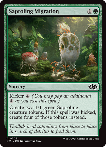 Saproling Migration [Foundations Jumpstart] - The Mythic Store | 24h Order Processing