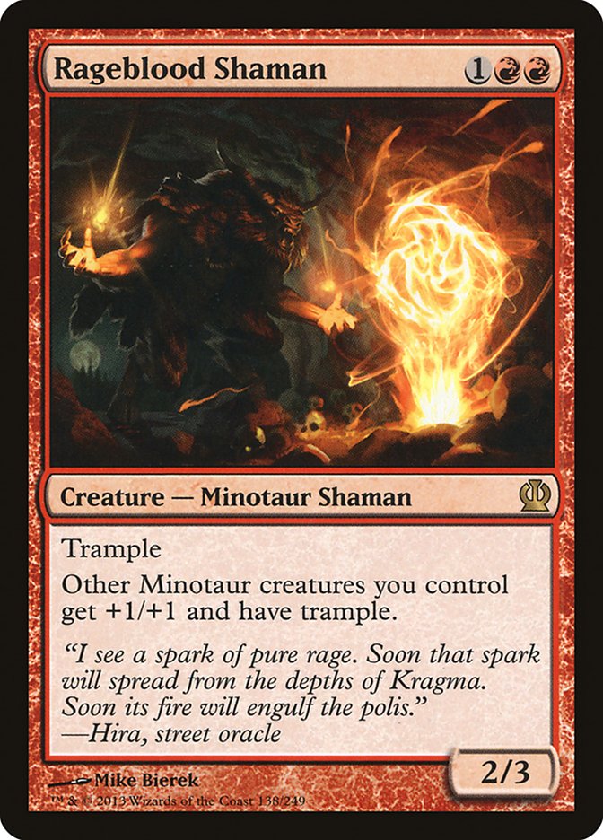 Rageblood Shaman [Theros] - The Mythic Store | 24h Order Processing