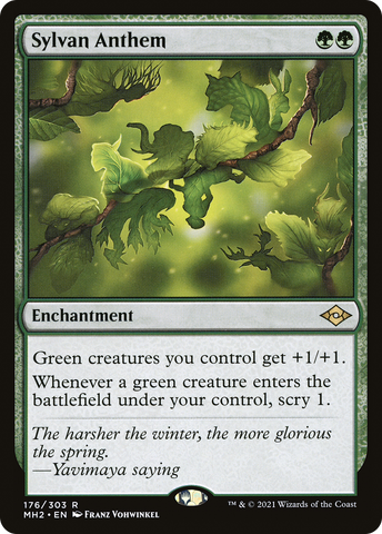Sylvan Anthem [Modern Horizons 2] - The Mythic Store | 24h Order Processing