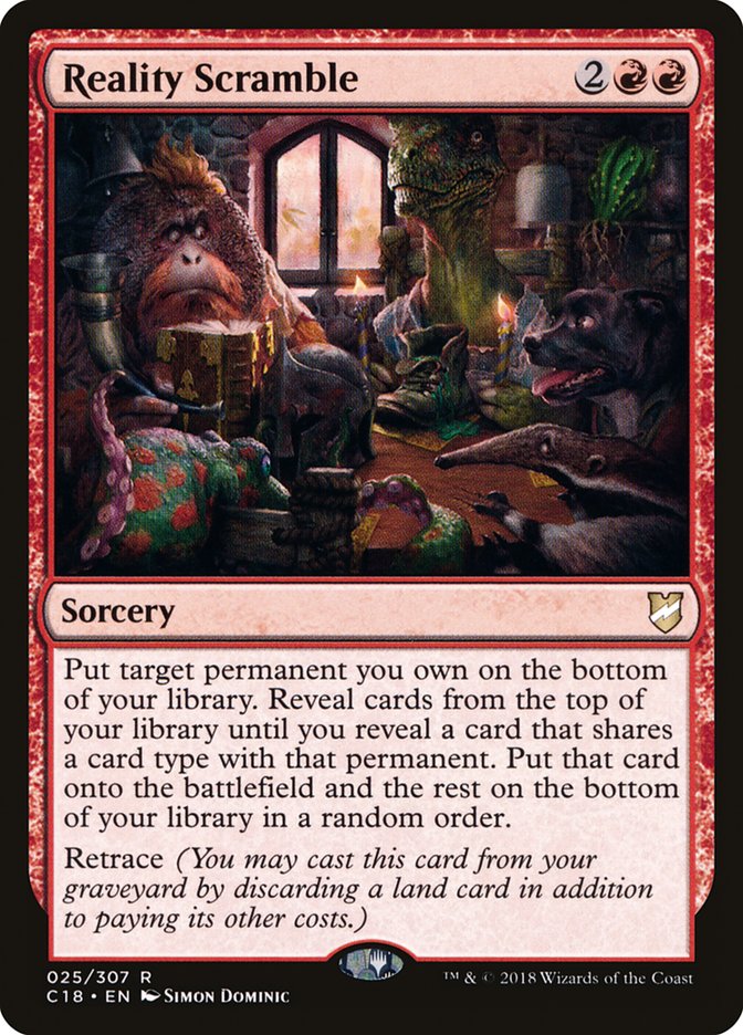 Reality Scramble [Commander 2018] - The Mythic Store | 24h Order Processing