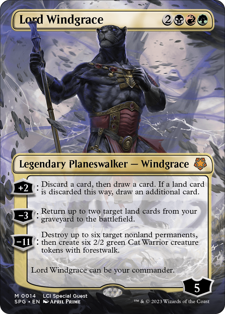 Lord Windgrace (Borderless) [The Lost Caverns of Ixalan Special Guests] - The Mythic Store | 24h Order Processing