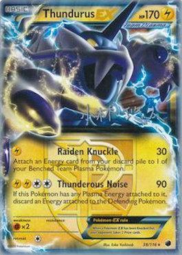 Thundurus EX (38/116) (Plasma Power - Haruto Kobayashi) [World Championships 2014] - The Mythic Store | 24h Order Processing