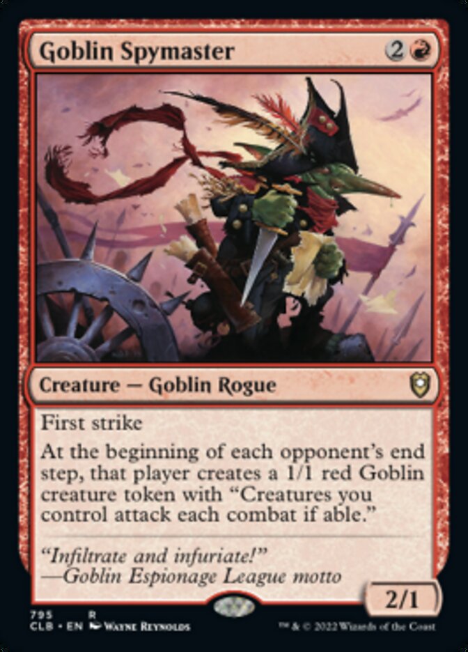 Goblin Spymaster [Commander Legends: Battle for Baldur's Gate] - The Mythic Store | 24h Order Processing