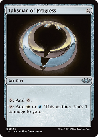Talisman of Progress [Tarkir: Dragonstorm Commander] - The Mythic Store | 24h Order Processing