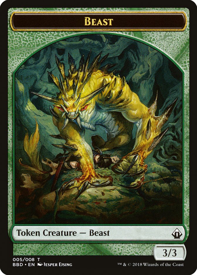 Beast Token [Battlebond Tokens] - The Mythic Store | 24h Order Processing