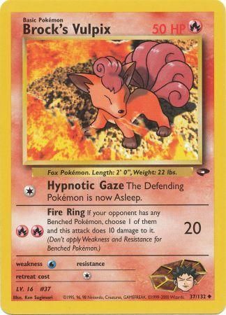Brock's Vulpix (37/132) [Gym Challenge Unlimited] - The Mythic Store | 24h Order Processing