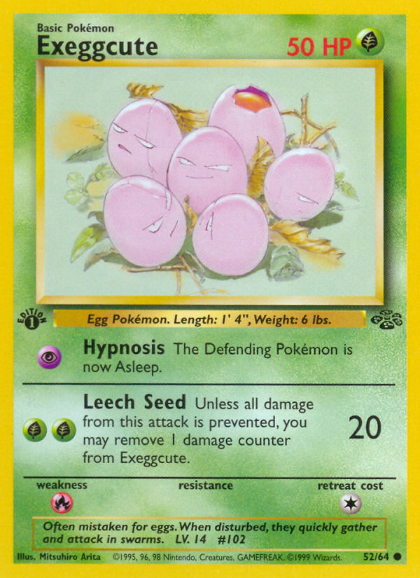 Exeggcute (52/64) [Jungle 1st Edition] - The Mythic Store | 24h Order Processing