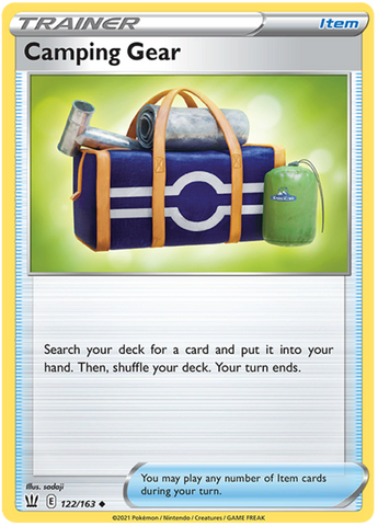 Camping Gear (122/163) [Sword & Shield: Battle Styles] - The Mythic Store | 24h Order Processing