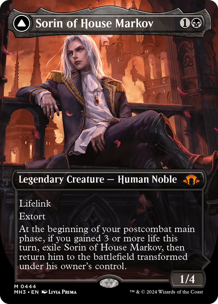 Sorin of House Markov // Sorin, Ravenous Neonate (Borderless) [Modern Horizons 3] - The Mythic Store | 24h Order Processing