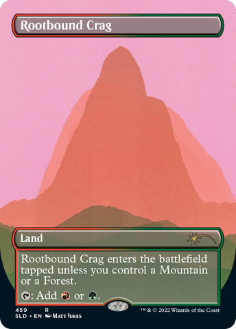 Rootbound Crag (Borderless) [Secret Lair Drop Series] - The Mythic Store | 24h Order Processing