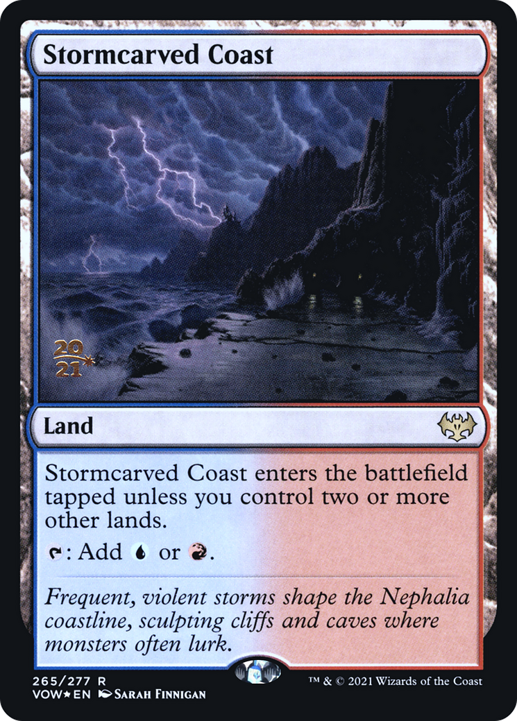 Stormcarved Coast [Innistrad: Crimson Vow Prerelease Promos] - The Mythic Store | 24h Order Processing
