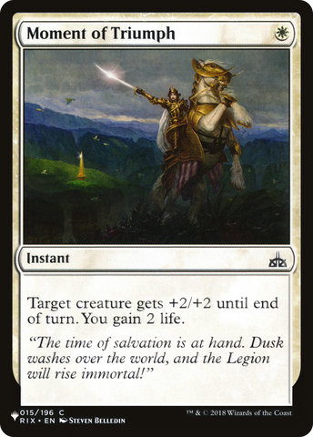 Moment of Triumph [The List] - The Mythic Store | 24h Order Processing
