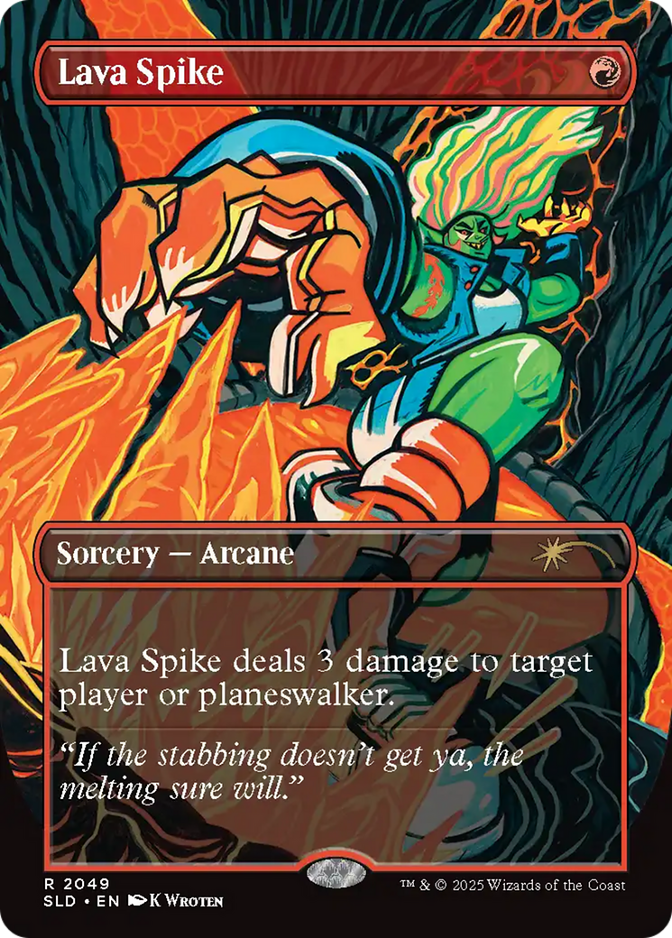 Lava Spike (2049) [Secret Lair Drop Series] - The Mythic Store | 24h Order Processing